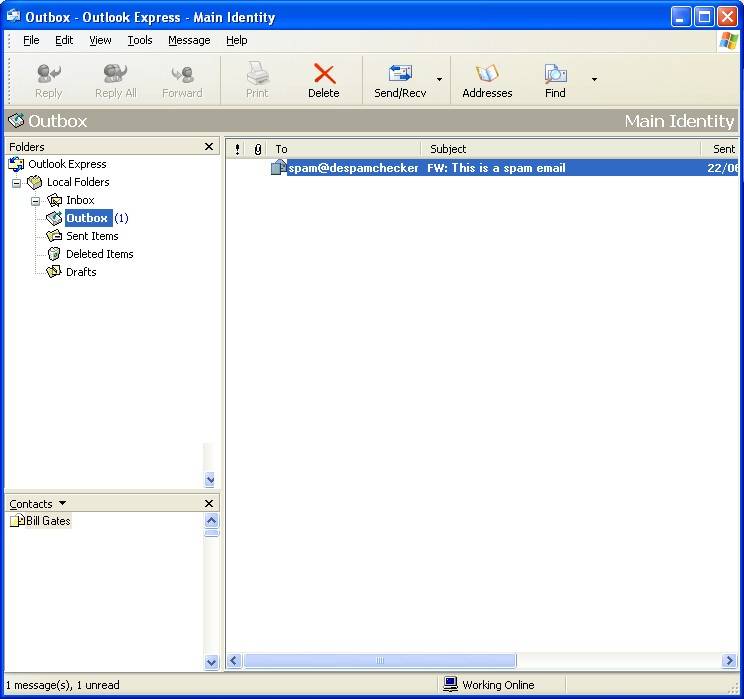 sending email