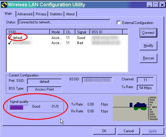 wifi lan config utility
